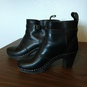 Swedish hasbeens high heeled jodhpur boots